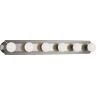 Progress Lighting Broadway Collection 6-Light Brushed Nickel Traditional Bath Vanity Light