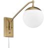 Golden Lighting Glenn 1-Light Brushed Champagne Bronze Articulating Wall Sconce