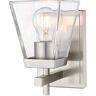 Lauren 1-Light Brushed Nickel Wall Sconce