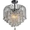 Warehouse of Tiffany Candace 4-Light Crystal Chrome Chandelier