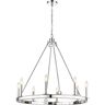 Barclay 8-Light Polished Nickel Chandelier