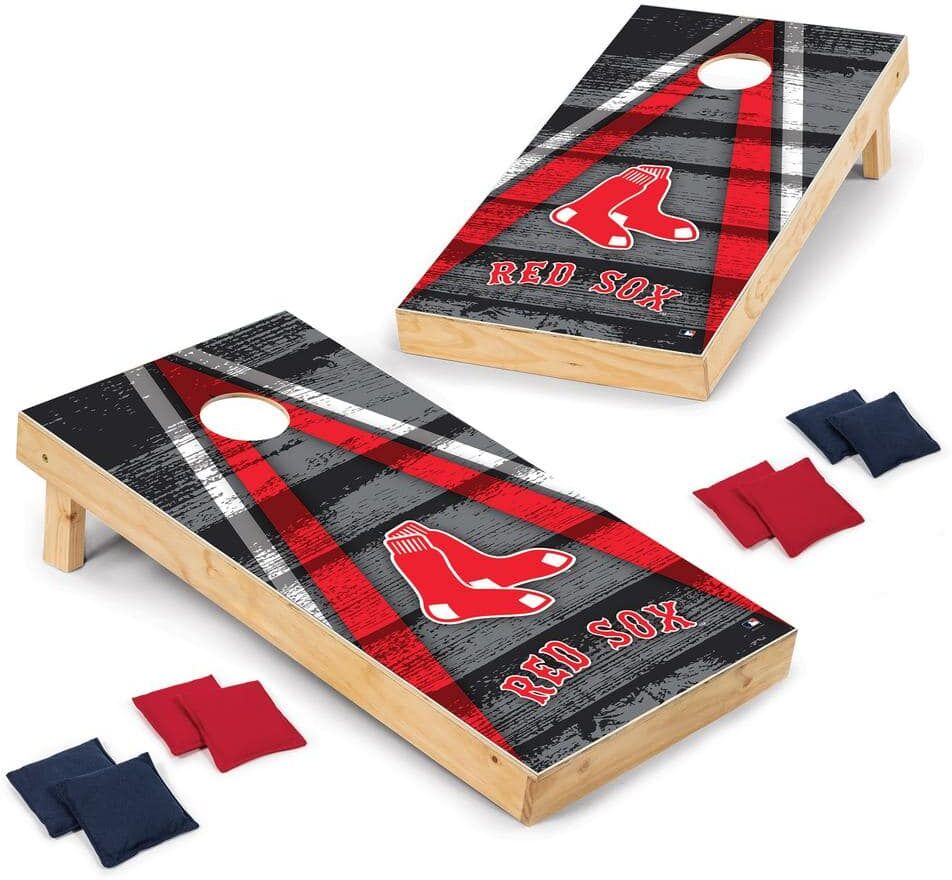 Wild Sports Boston Red Sox 24 in. W x 48 in. L Cornhole Bag Toss