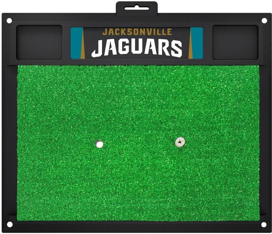 FANMATS NFL - Jacksonville Jaguars Golf Hitting Mat 20 in. x 17 in.