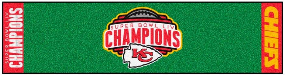 FANMATS 6 ft. x 1.5 ft. NFL - Kansas City Chiefs Super Bowl LIV Champions Putting Green