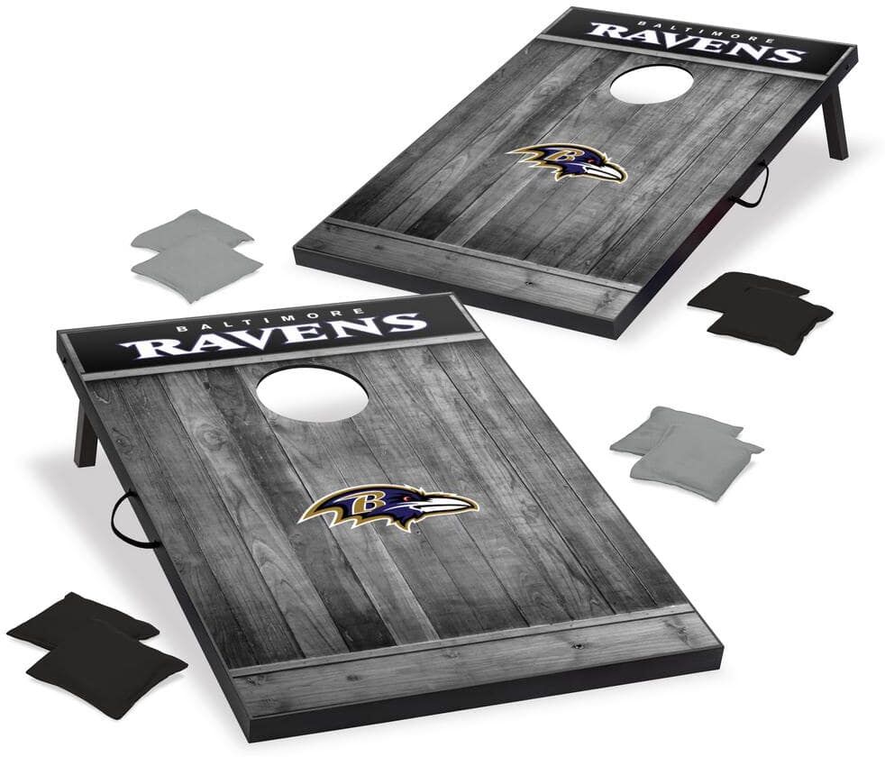 Wild Sports Baltimore Ravens 24 in. W x 36 in. L Cornhole Bag Toss