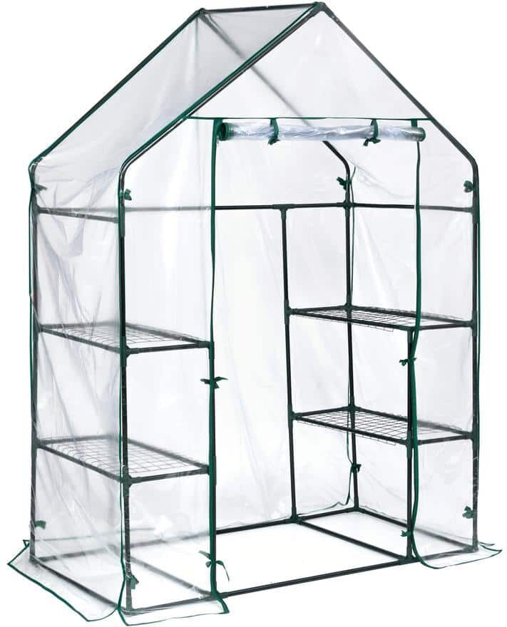 ShelterLogic 4 ft. 8 in. x 2 ft. 4 in x 6 ft. 4 in. Mini Greenhouse