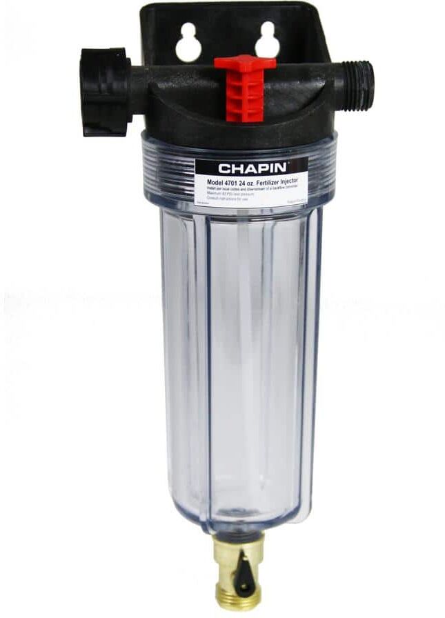 Chapin HydroFeed 24 oz. In-Line Auto-Mix Fertilizer Injector System for Lawn and Garden Applications