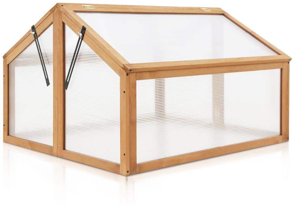 Eagle 35.4 in. W x 31.5 in. D x 23.2 in. H Garden Cold Frame Greenhouse