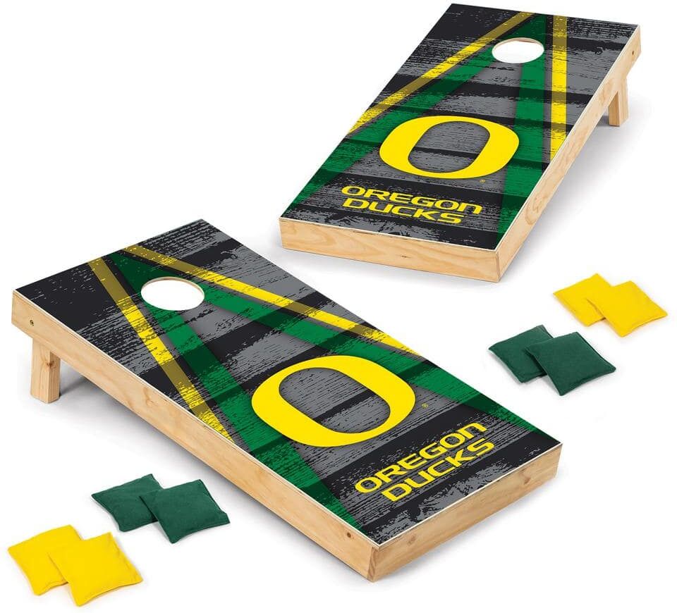 Wild Sports Oregon Ducks 24 in. W x 48 in. L Cornhole Bag Toss