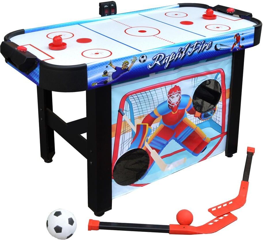 Hathaway Rapid Fire 42 in. 3-in-1 Air Hockey Multi-Game Table