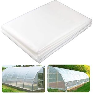 Agfabric 28 ft. x 25 ft. 3 mil Plastic Covering Clear Polyethylene Greenhouse Film UV Resistant for Grow Tunnel and Garden Hoop