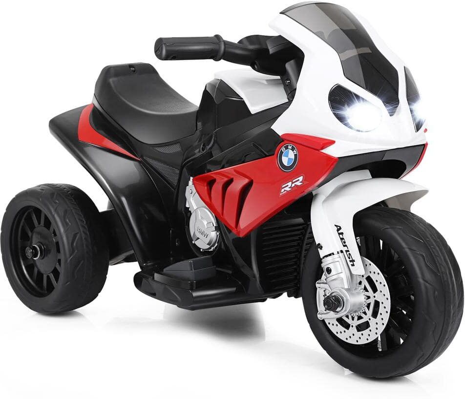 HONEY JOY Red 6-Volt BMW Motorcycle Powered Ride-On