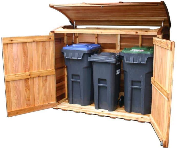 Outdoor Living Today 6 ft. x 3 ft. Oscar Waste Management Shed