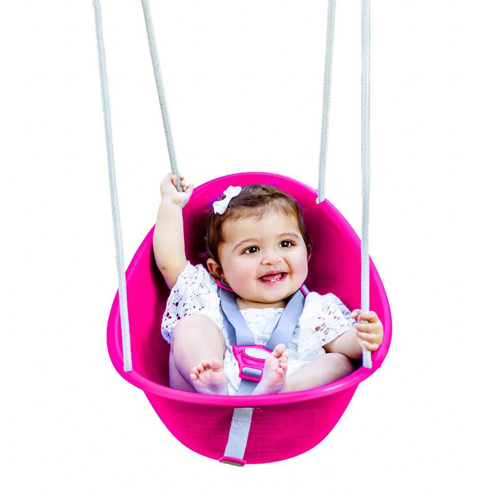 FLYBAR Swurfer Coconut Pink Toddler Baby Swing