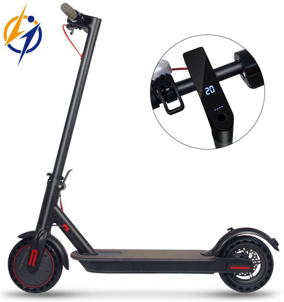 Wildaven Folding Electric Scooter with 350-Watt Powerful Motor, 36-Volt 10.4Ah Lithium Battery