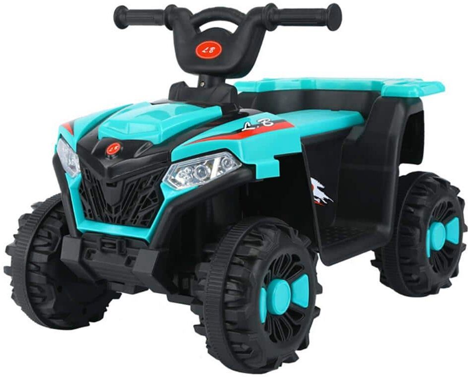 Tunearary 6-Volt 4 Wheels Green AT-Volt Style Children's Electric All-Terrain Beach Car