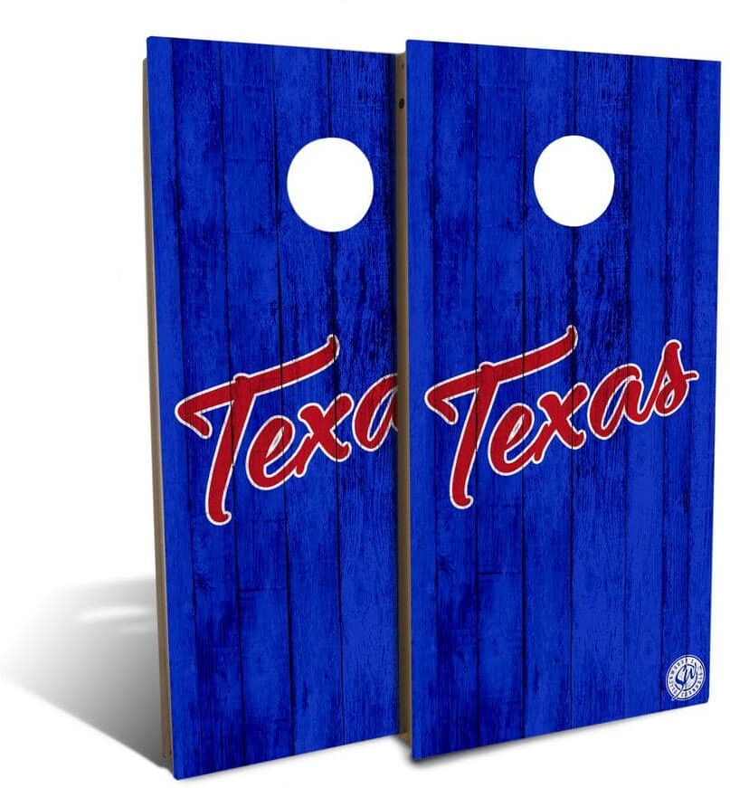 IPG Global Marketing Texas Solid Wood Cornhole Board Set (Includes 8 Bags)