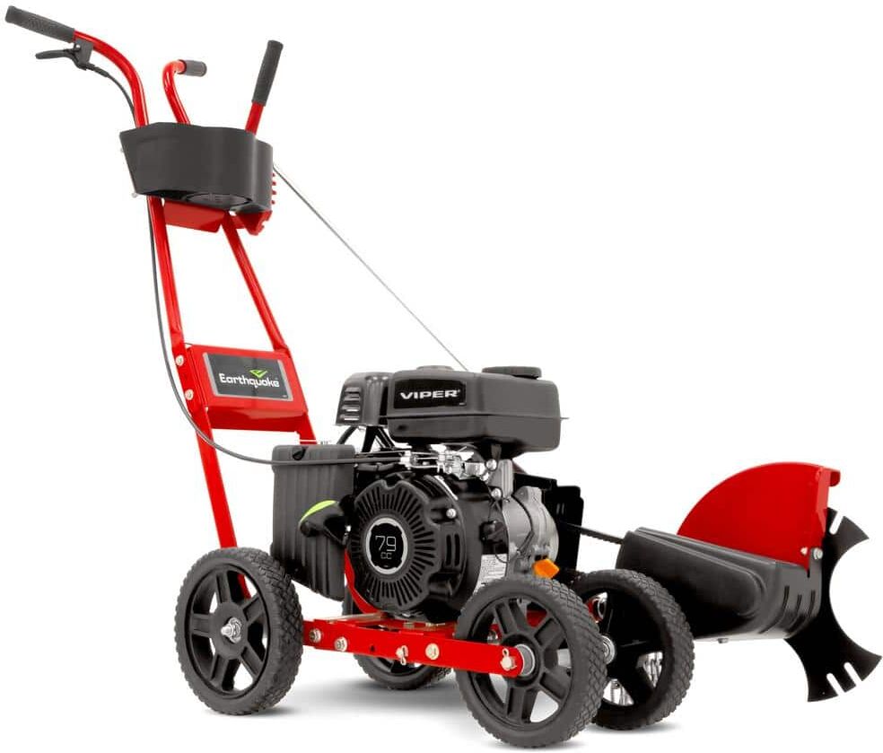 Earthquake 9 in. Tri-Tip Blade 79 cc Viper Engine Gas Lawn and Landscape Edger with 4-Wheel Design and Multi-Position Pivot Head