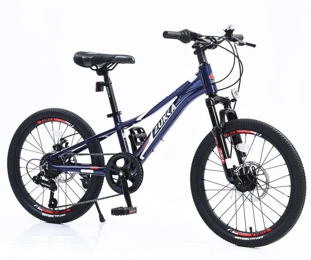 Sudzendf 20 in. 7-Speed Mountain Bike in Blue for Kids