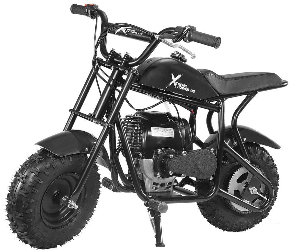 XtremepowerUS Pro-Edition Black Mini Trail Dirt Bike 40cc 4-Stroke Kids Pit Off-Road Motorcycle Pocket Bike