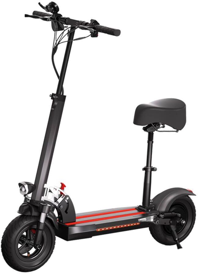 Wildaven Folding Electric Scooter with 800-Watt Powerful Motor, 48-Volt 15Ah Lithium Battery