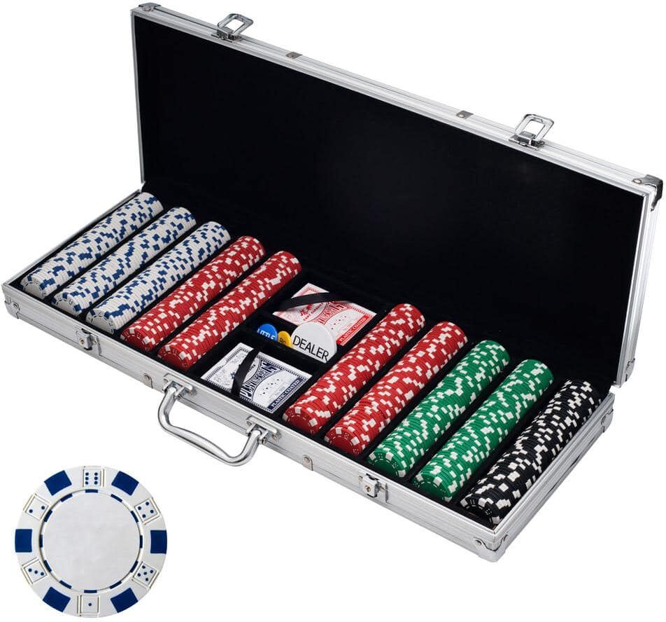 Bike Lane 500 Dice Style Poker Chip Set