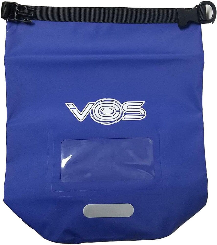 VOS Waterproof Dry Bags (5L, Blue) All Purpose Roll Top Sack Keeps Gear & Personal Items Dry Perfect for Water Winter Sports