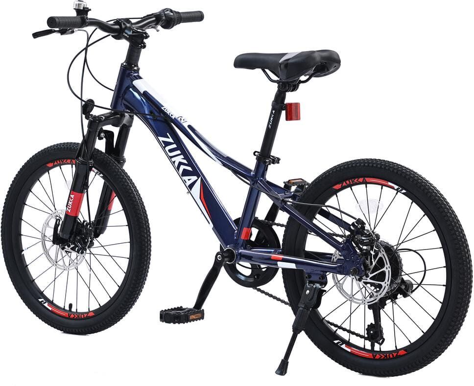 Cesicia 20 in. Aluminum Mountain Bike with 7 Speed in Blue for Girls and Boys