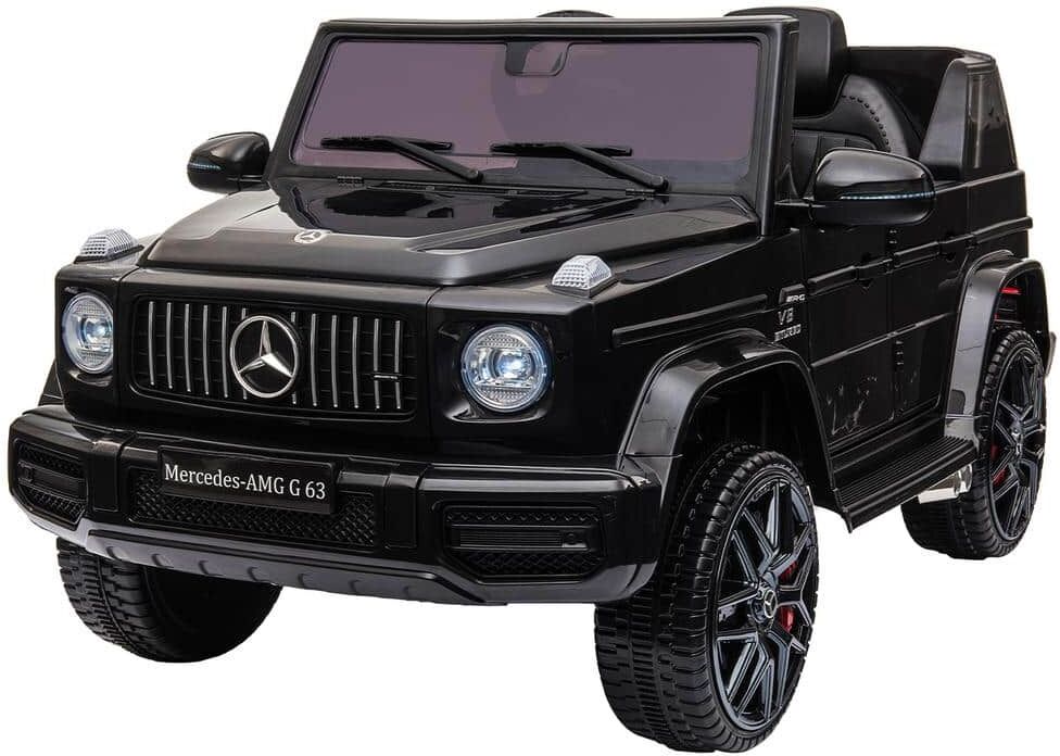 TOBBI Kids Ride on Car 12-Volt Battery Powered Electric Vehicle with Remote Control Licensed Mercedes Benz AMG G63,Black