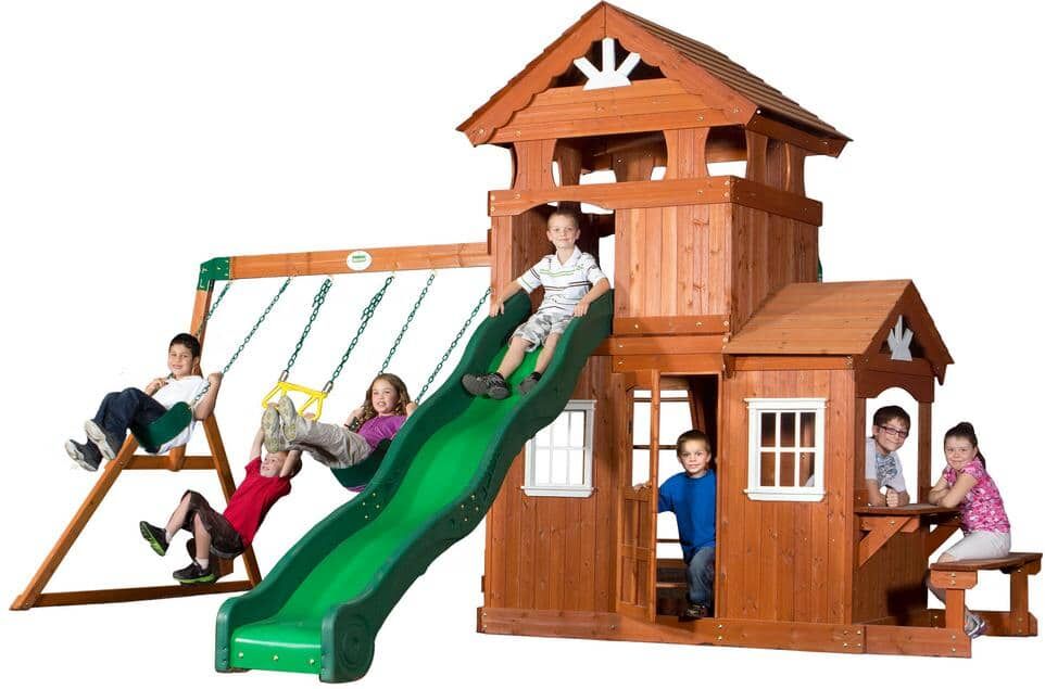 Backyard Discovery Shenandoah All Cedar Swing Set