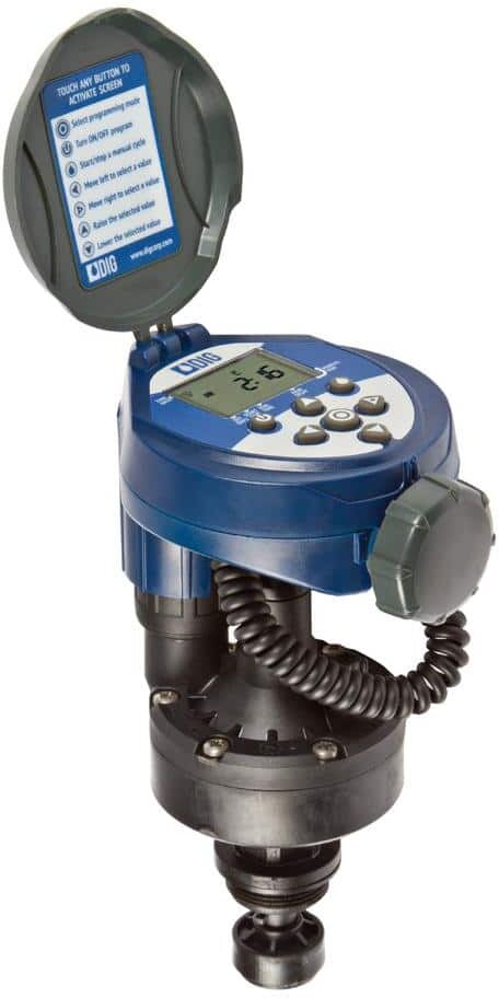 Completely Waterproof Battery Operated Digital Timer with 3/4 in. Actuator