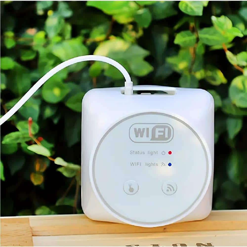 ITOPFOX WiFi Smart Garden Irrigation Controller, Automatic Drip Irrigation System, Mobile Phone Control, Watering Timer Device