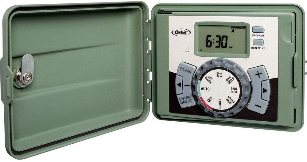 Orbit 4-Station Easy-Set Logic Indoor/Outdoor Irrigation Controller