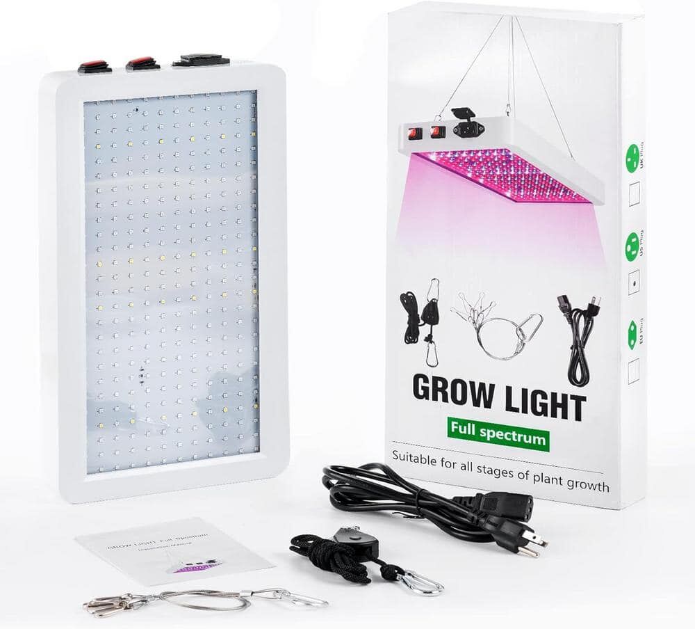 ITOPFOX 1.57 in. Grow Lights for Indoor Plants, Seed Starting, Vegetables and Flowers