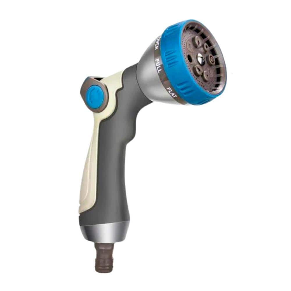 ITOPFOX 8-Pattern Yard Garden Water Gun Hose Nozzle Muti-Functional Household Car Wash Cleaning Sprayer with Rubber Handle