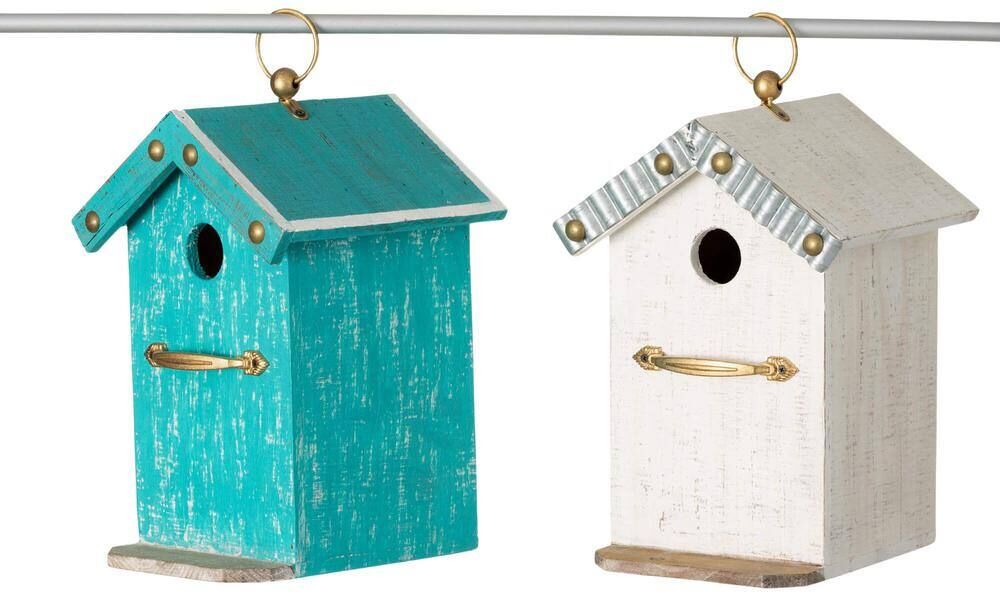 SULLIVANS 12 in. Spring Birdhouse Set of 2, Wood