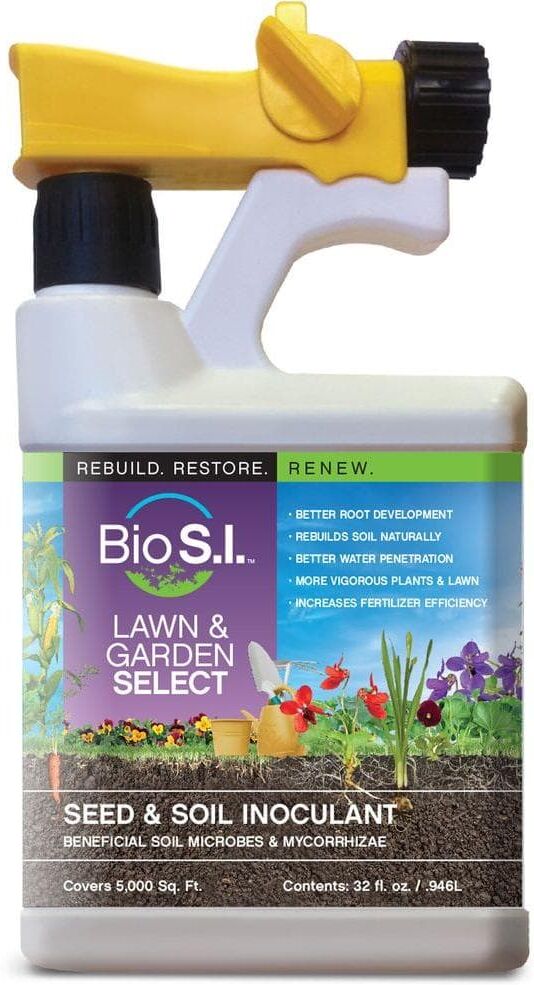 Bio SI Lawn and Garden Select 32 fl. oz. Spray Bottle Organic Seed and Soil Innoculant