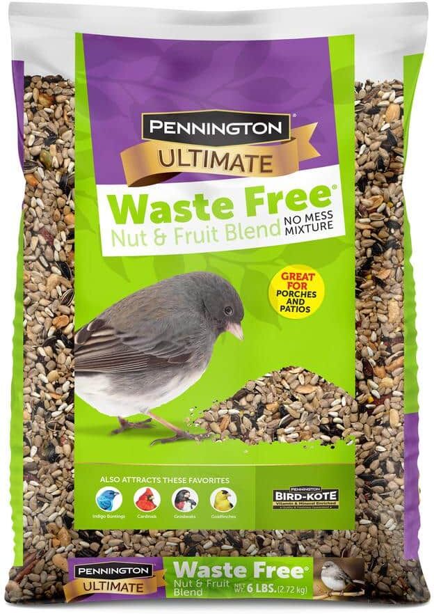 Pennington Ultimate 6 lb. Waste Free Nut and Fruit Bird Seed Food Blend