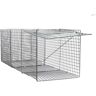 LifeSupplyUSA Large One Door Catch Release Heavy-Duty Humane Cage Live Animal Traps for Foxes and Other Similar Sized Animals
