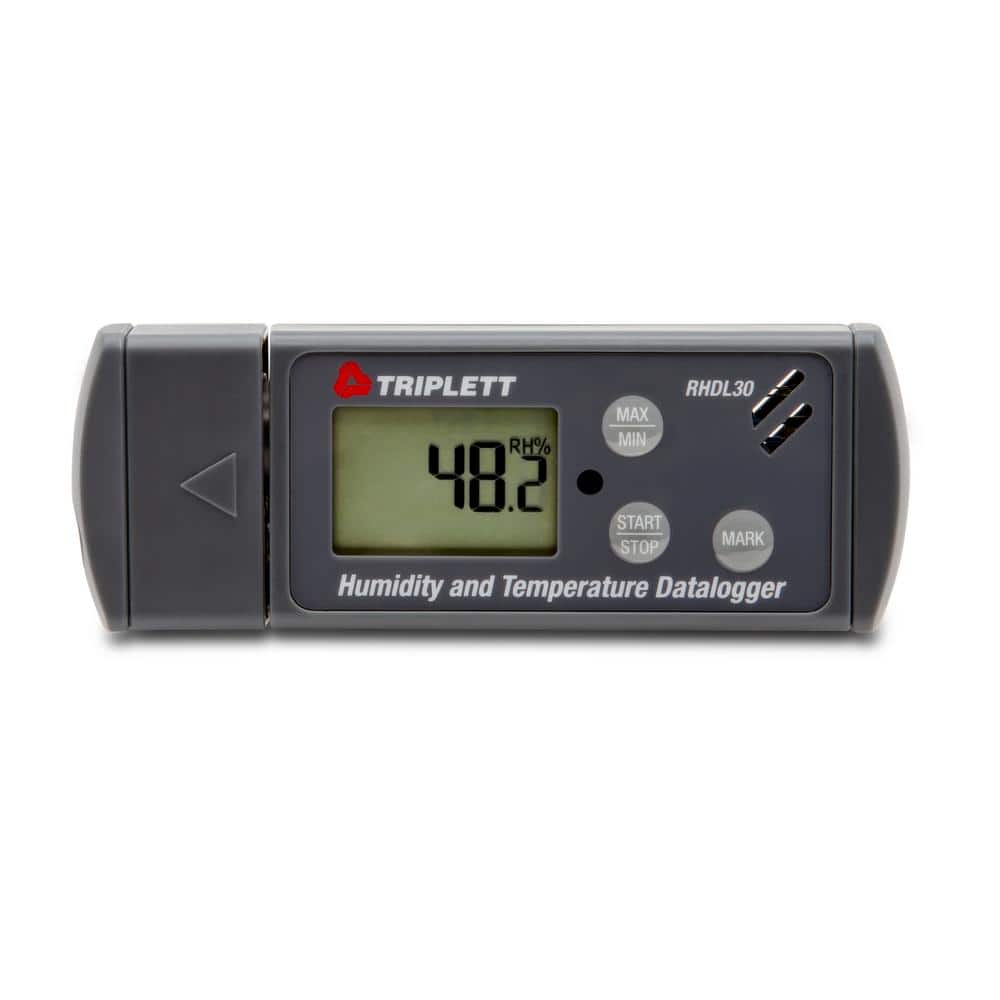 TRIPLETT Temperature/Humidity PDF Datalogger with Cert. of Traceability to NIST