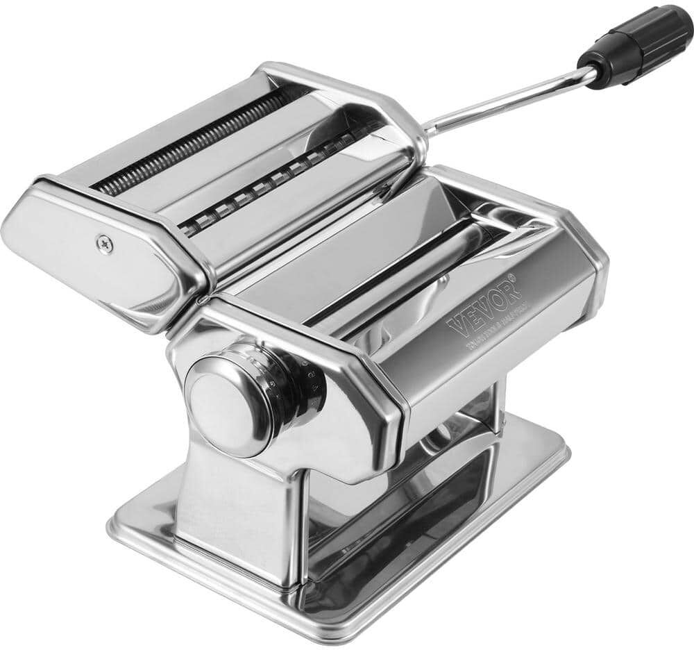 VEVOR Pasta Maker Machine 9 Adjustable Thickness Settings Noodles Maker Manual Hand Press Pasta Making Kitchen Tool Kit