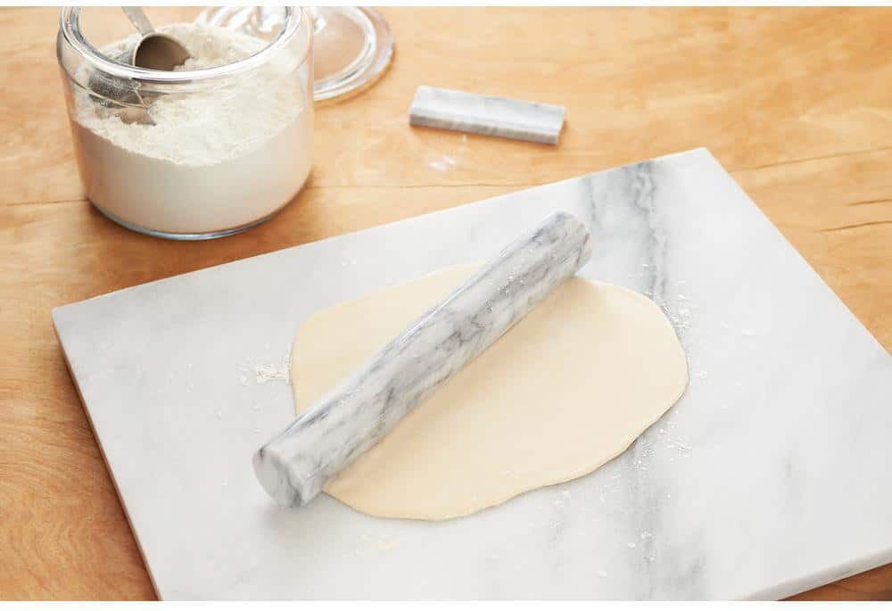 Fox Run White Marble French Rolling Pin