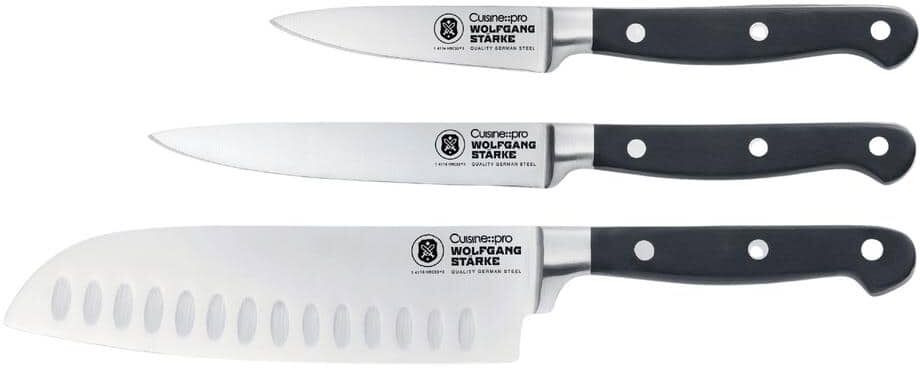 Cuisine::pro WOLFGANG STARKE 3-Piece Stainless Steel Starter Knife Set