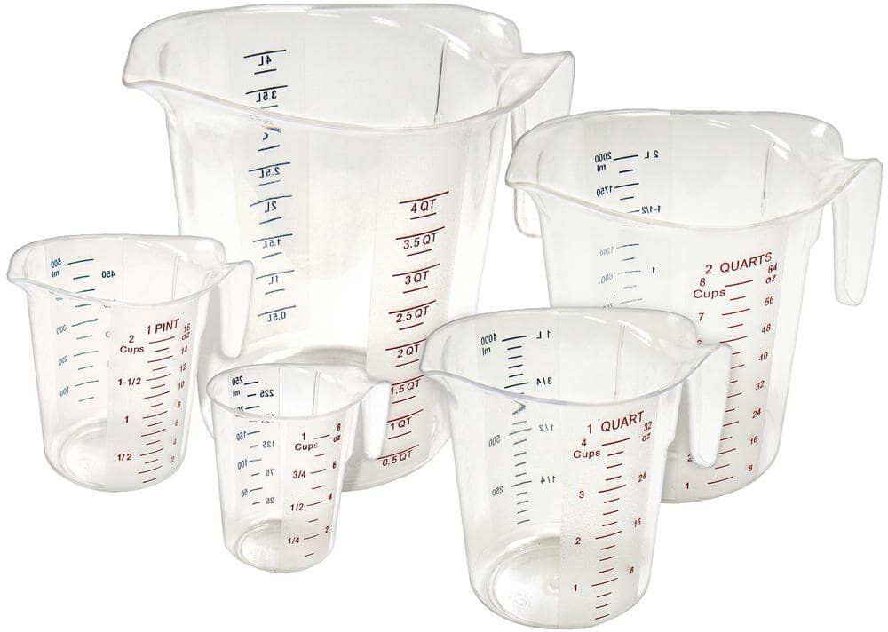 Winco 5-Piece Measuring Cup Set