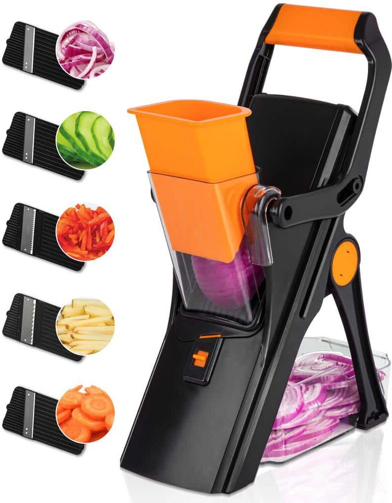 As Seen on TV Nutri Slicer Mandoline 5-in-1 Multi-Functional Portable Countertop Kitchen Mandoline