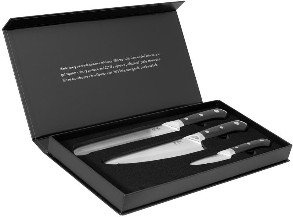 ZLINE Kitchen and Bath ZLINE 3-Piece Professional German Steel Kitchen Knife Set