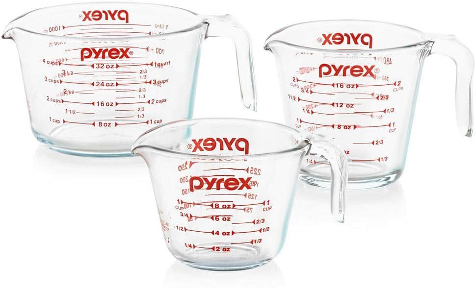 Pyrex 3-piece Measuring Cup Set