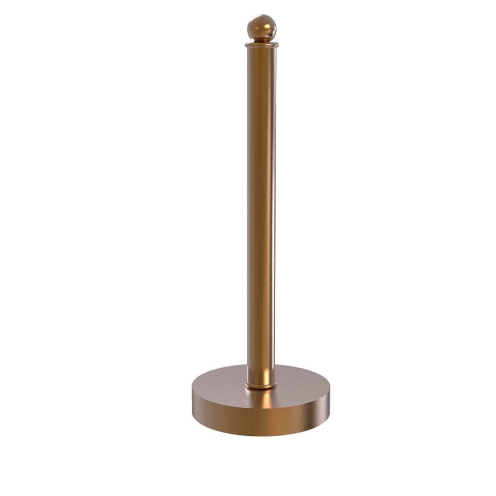 Allied Contemporary Counter Top Kitchen Paper Towel Holder in Brushed Bronze
