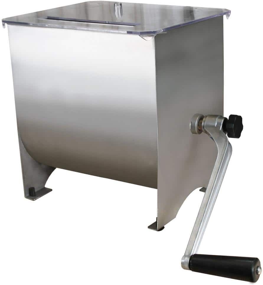 Weston Stainless Steel Manual Meat Mixer - 20 lb Capacity