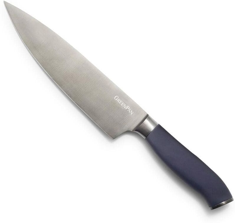 GreenPan 8 in. Titanium Partial Tang Japanese Style Chef's Knife